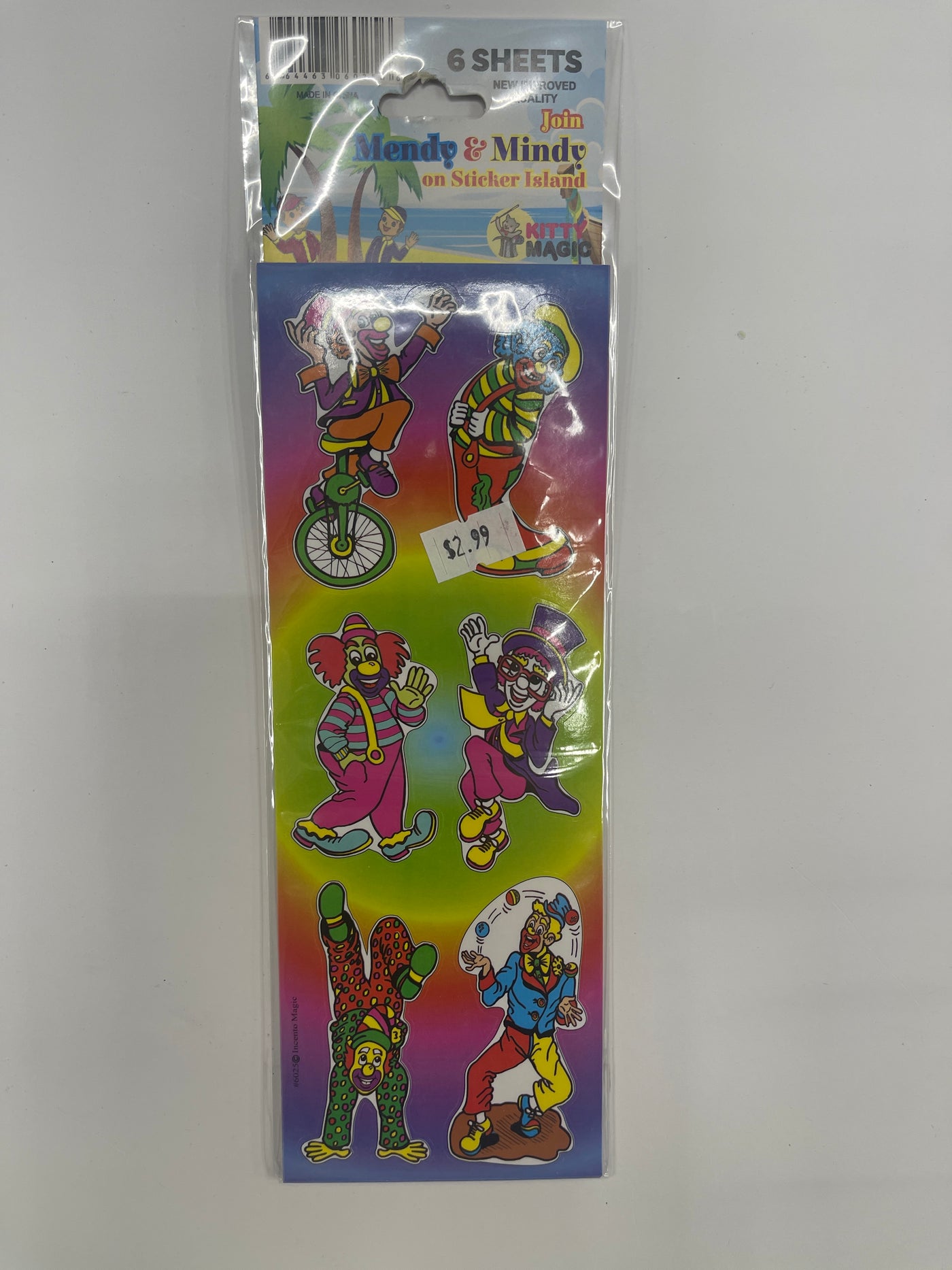 Clown Die Cut Stickers