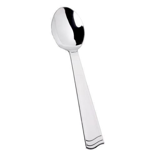 Extra Heavy Weight Plastic Silver Salad Servers (6 Count) - Set With Style