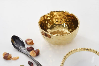 Pampa Bay Golden Millenium Snack Bowl - Set With Style