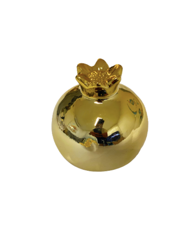 Gold Ceramic Decorative Pomegranate - Set With Style