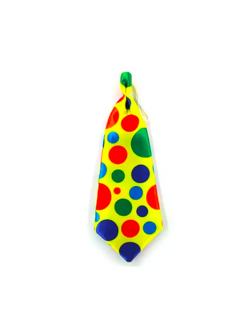 Polka Dot Clown Necktie (1 Count) - Set With Style