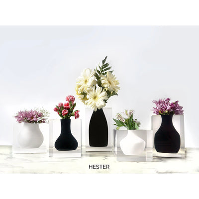 Hester Bud Vase - Hamptons White (1 count) - Set With Style