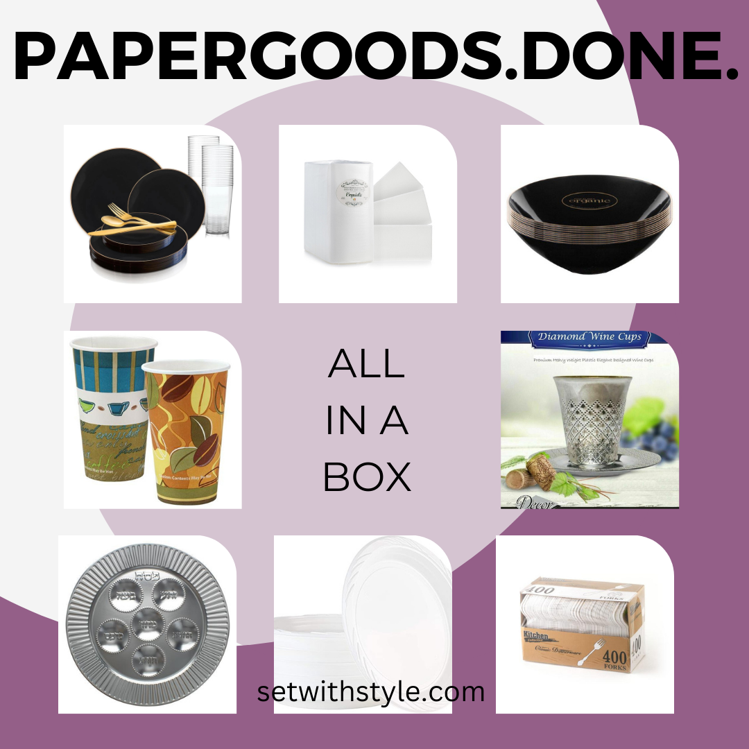 FULL PAPERGOODS BOX - Set With Style
