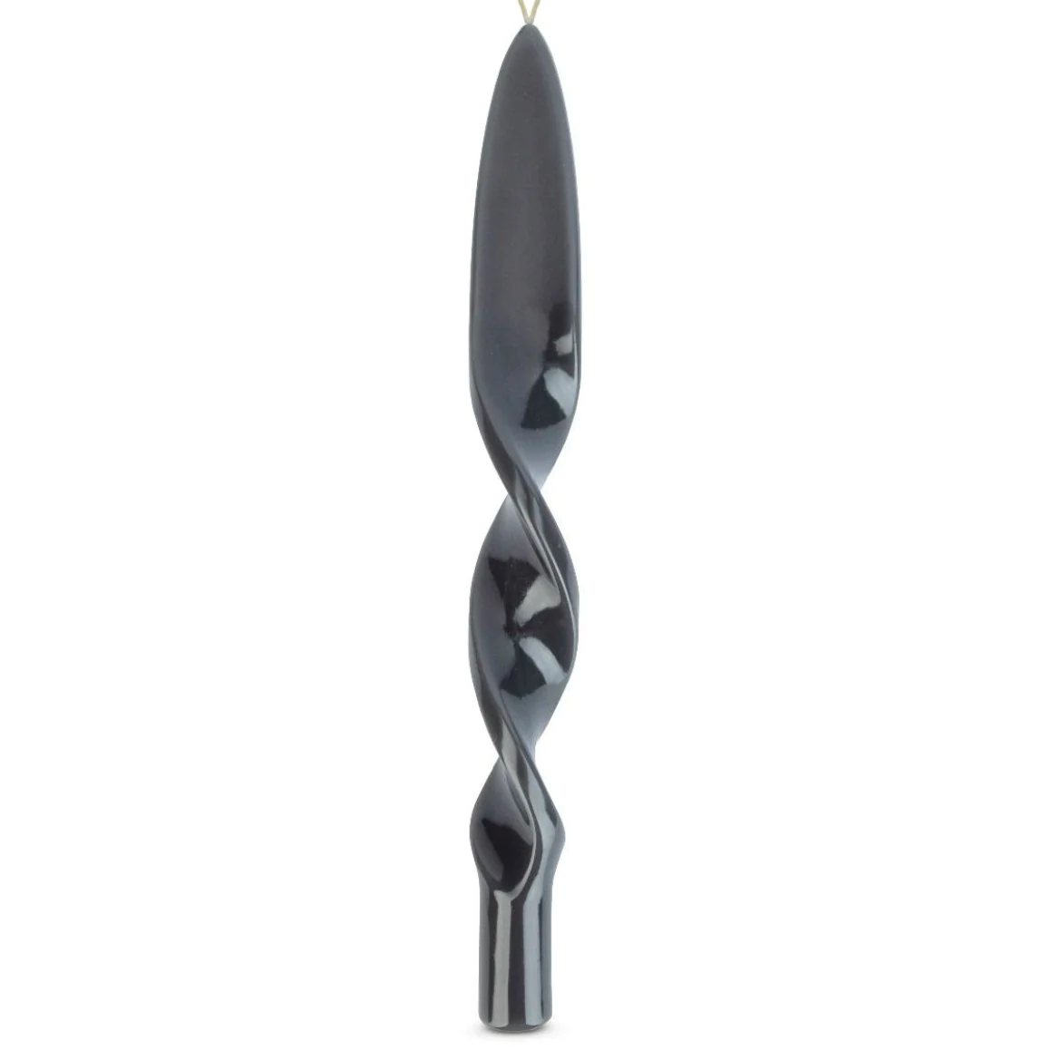 Twisted Havdalah Candle Sticks - Gray (1 Count) - Set With Style