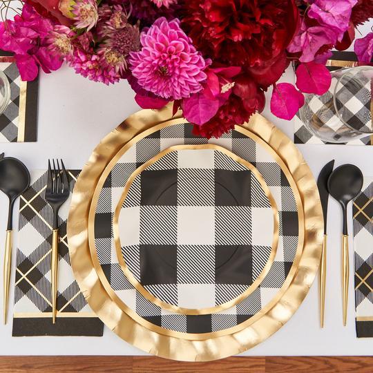 Cocktail Napkin Buffalo Check/20pk - Set With Style