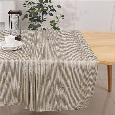 Lines Gold Tablecloth - Set With Style