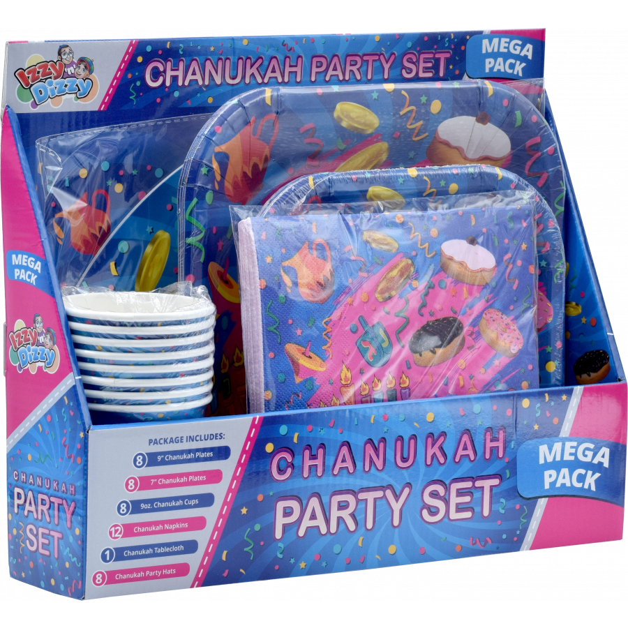 Mega Family Chanukah Paper Goods Set - Set With Style