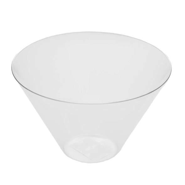 96 oz. Clear Round Plastic Serving Bowls (3 Pack) - Set With Style
