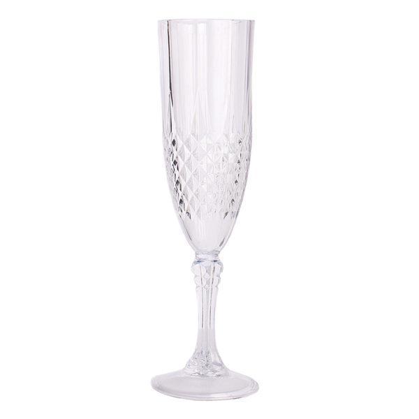 Crystal-Like Champagne Flute (4 Count) - Set With Style