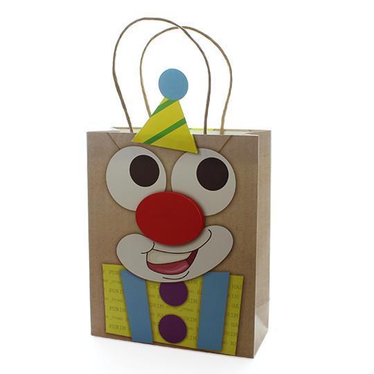 Purim 3D Gift Bag (Yellow Hat) - Set With Style