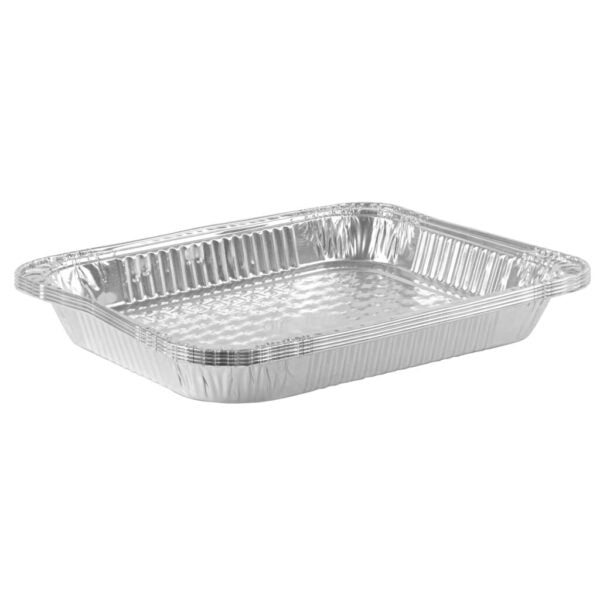 Half Size Shallow Ultra Heavy Duty Aluminum Pan (4ct) - Set With Style