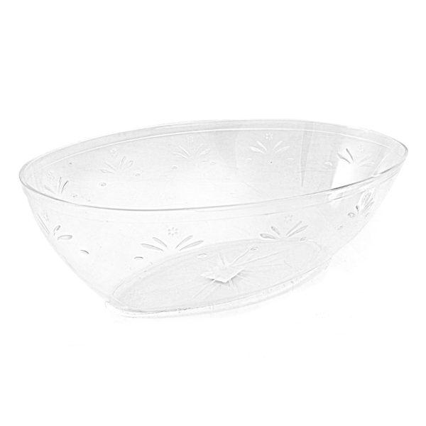 Oval Clear Large Serving Bowl - Set With Style