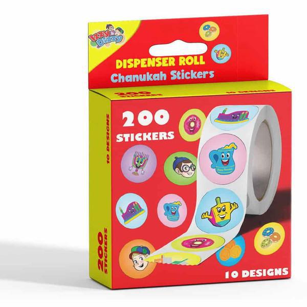 Dispenser Roll Chanukah Stickers - Set With Style