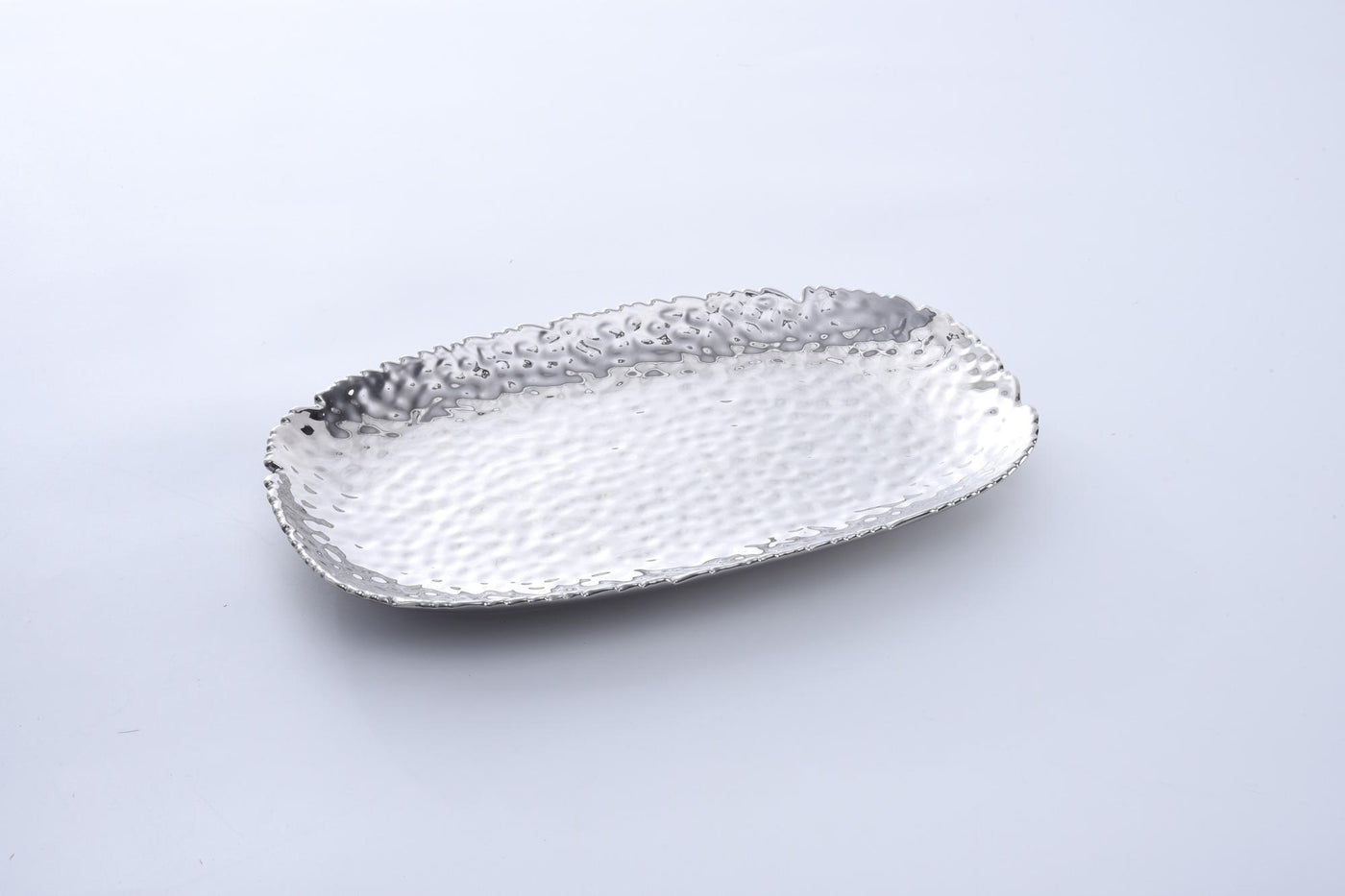 Pampa Bay Medium Silver Serving Platter (1 Count) - Set With Style