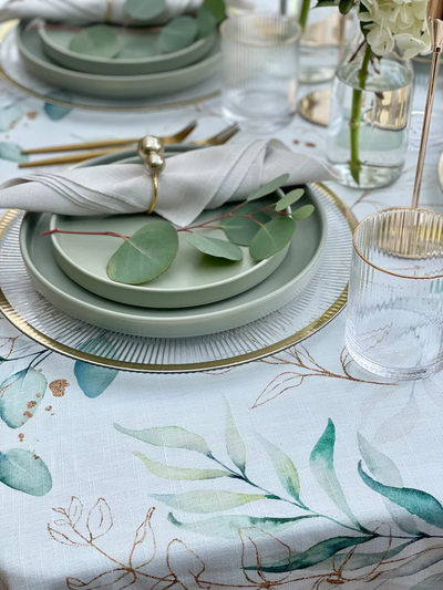 The Eucalyptus Tablecloth Collection - Set With Style