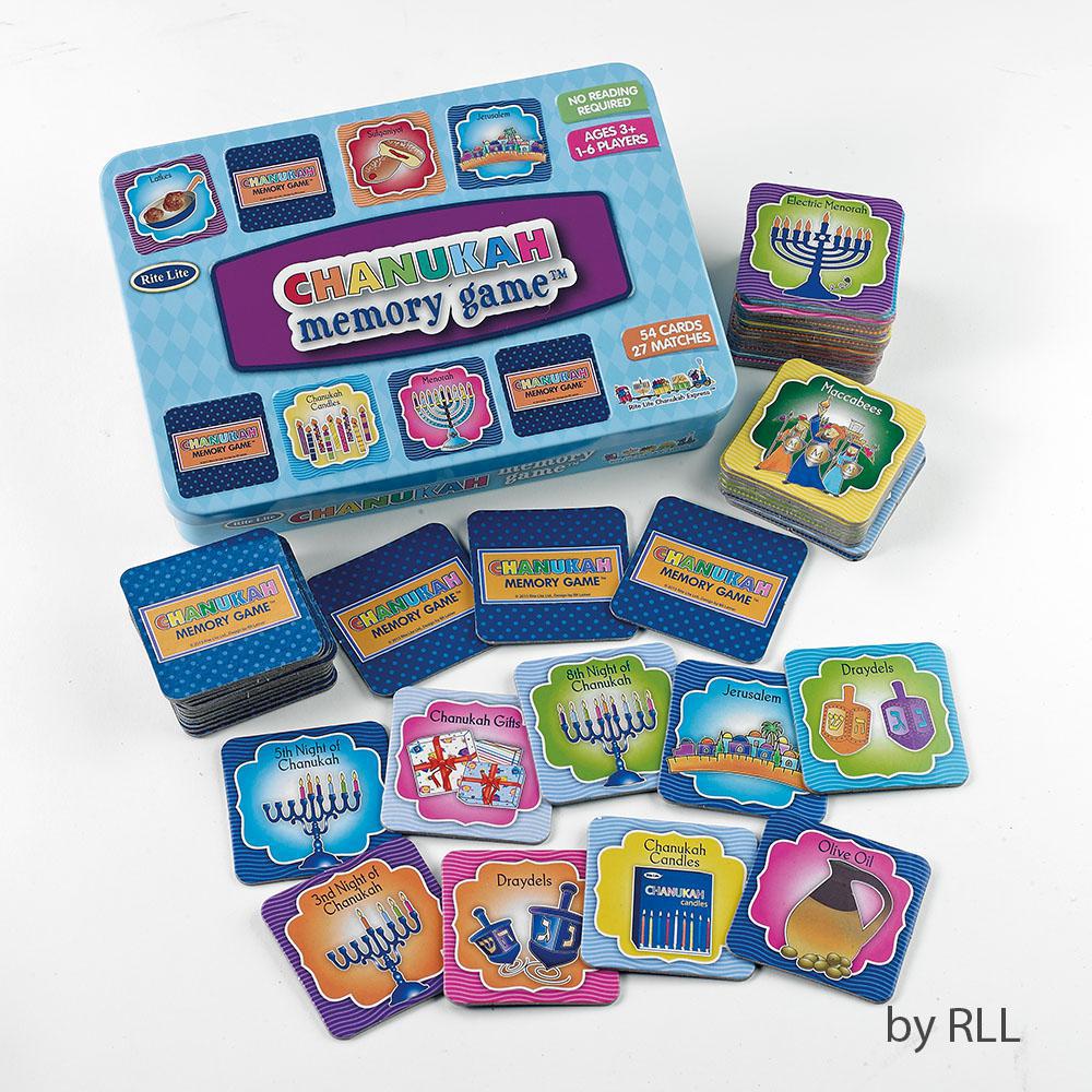 Chanukah Memory Game in Tin - Set With Style