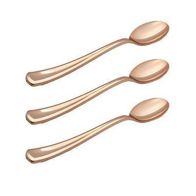 Rose Gold Cutlery (24 Count) - Set With Style