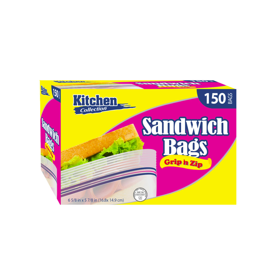 Grip & Zip Sandwich Bags - Set With Style