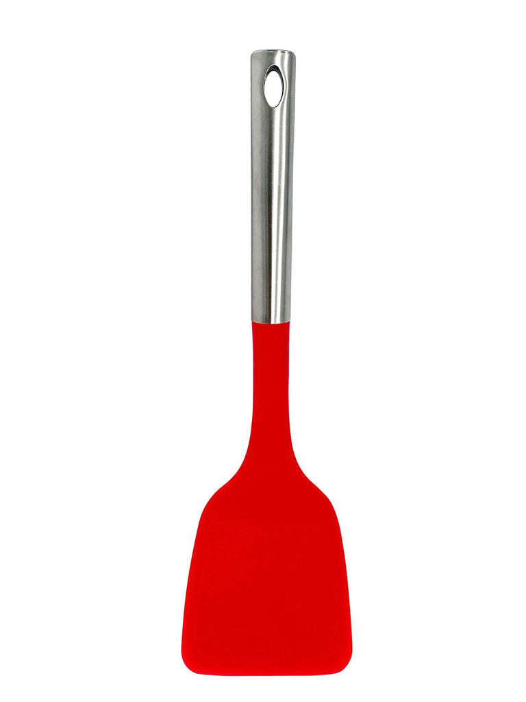 Millvado - Nylon Utensils SS Handle, Potato Masher, Red, 11.5L