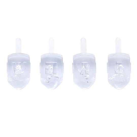 Crystal Clear Dreidels (1 count) - Set With Style