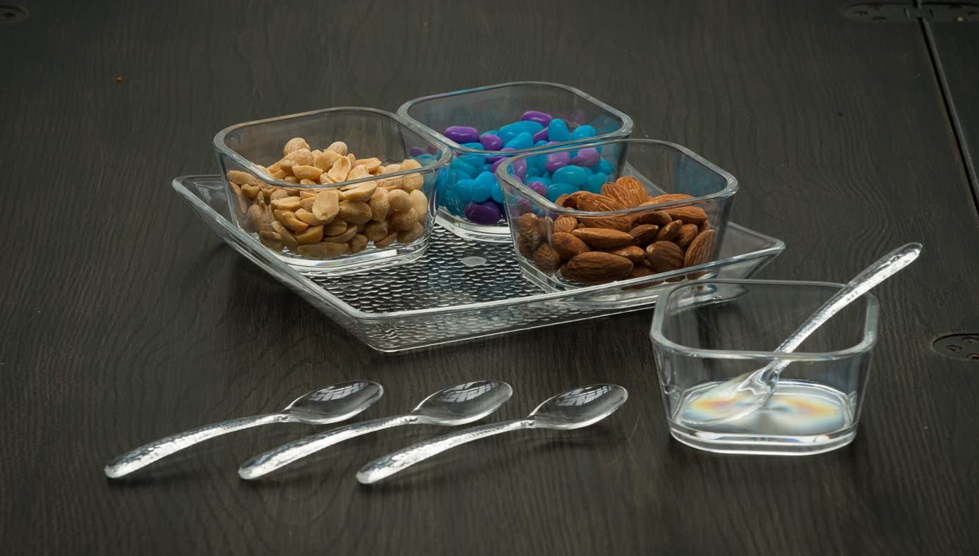 9-Piece Set Lucite Party Serveware - Set With Style