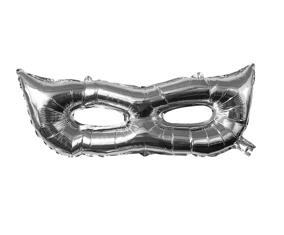 Silver Purim Masquerade Balloon - Set With Style
