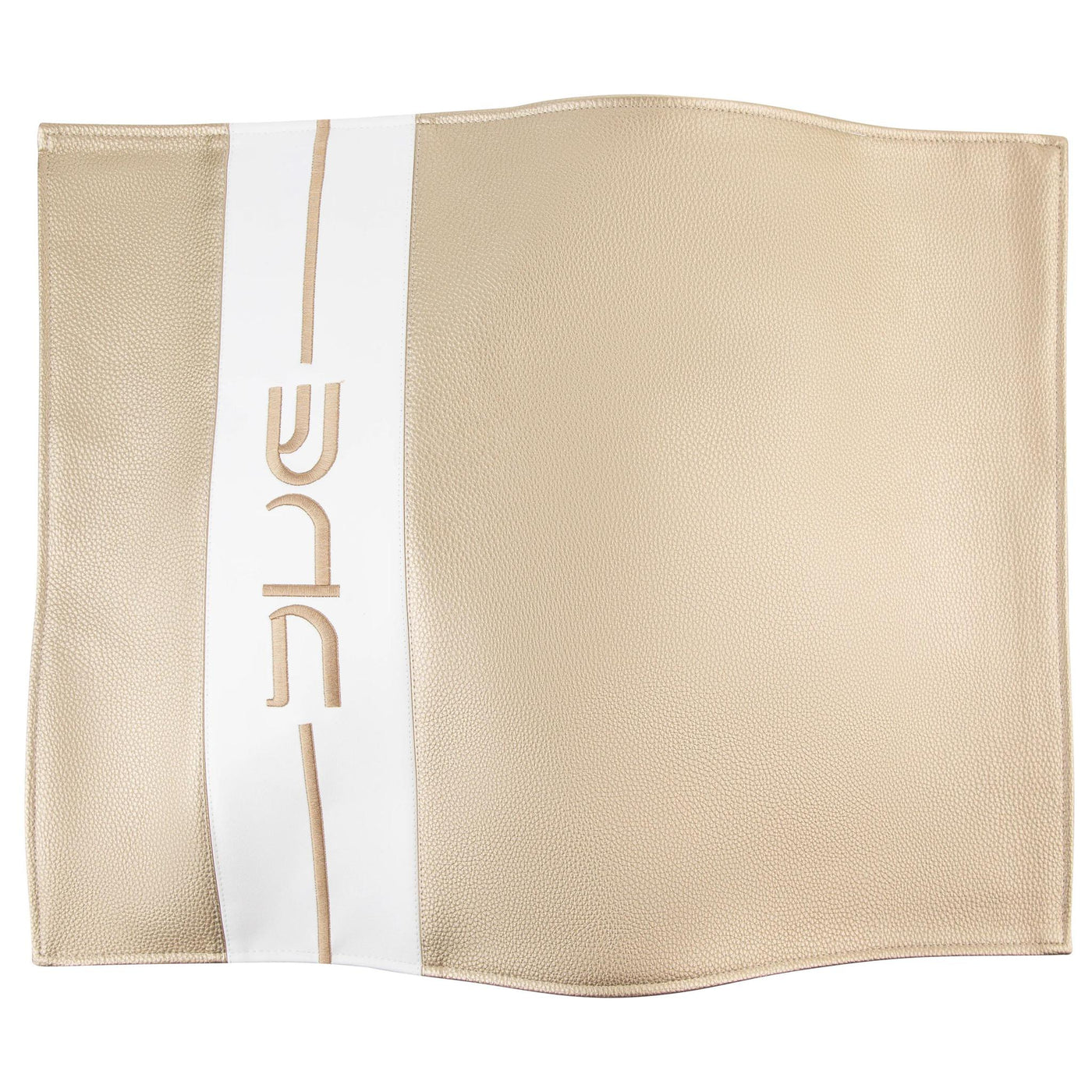 Vertical Challah Cover (Gold and White) - Set With Style