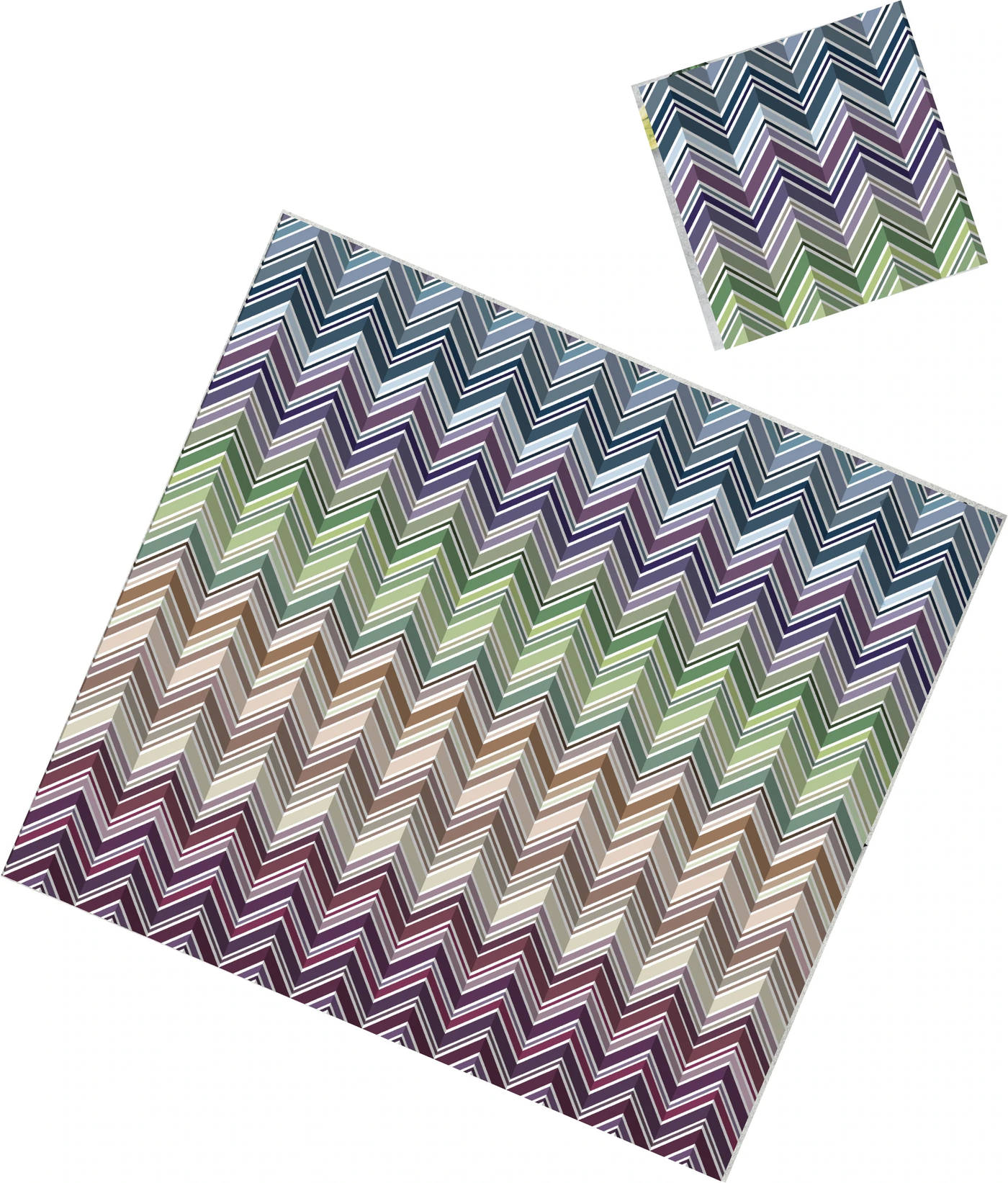 Missoni Paper Placemat With Coaster(12ct) - Set With Style