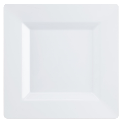 White Square Plate- 8" Salad, 10 ct. - Set With Style