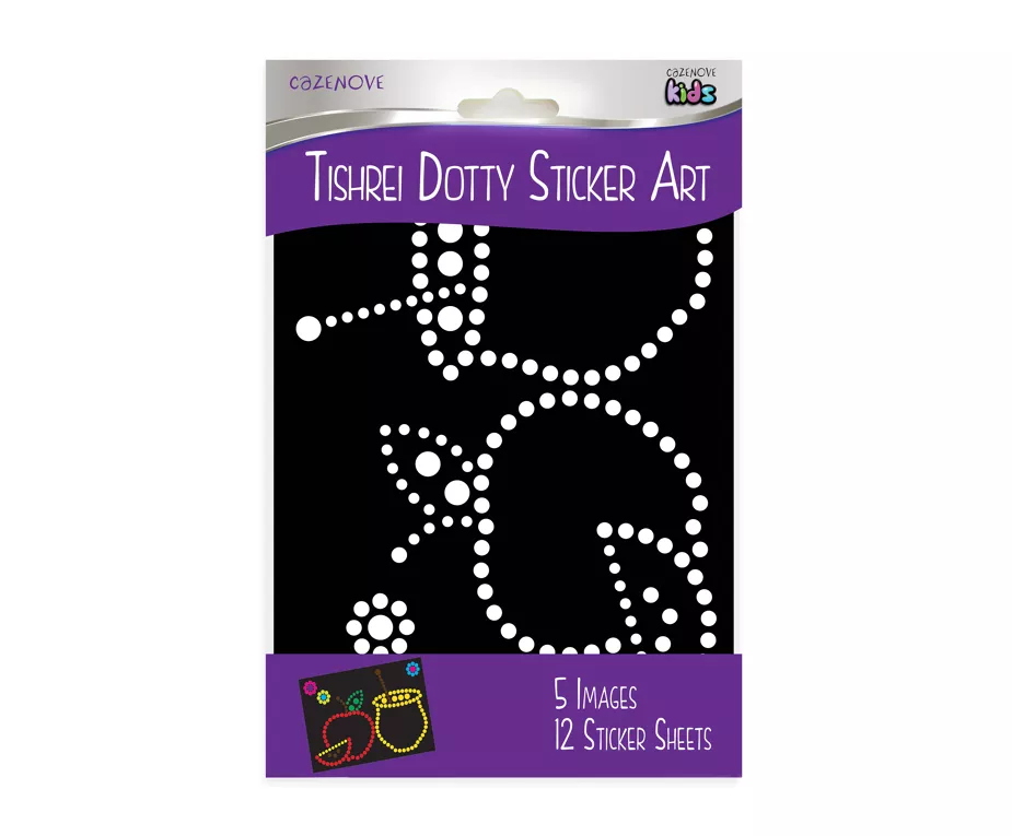 Tishrei Dotty Sticker Art - Set With Style