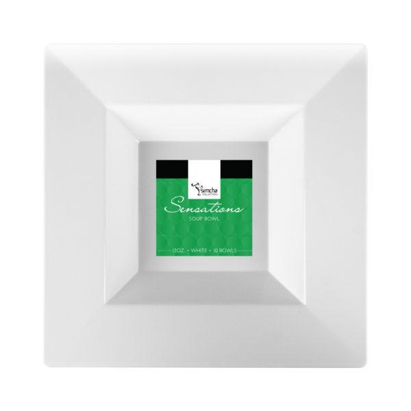 Splendid Collection White Square Plates - Set With Style