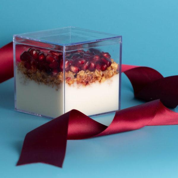 MiniWare 3″ Clear Square Boxes W/ Lids 12/4ct - Set With Style