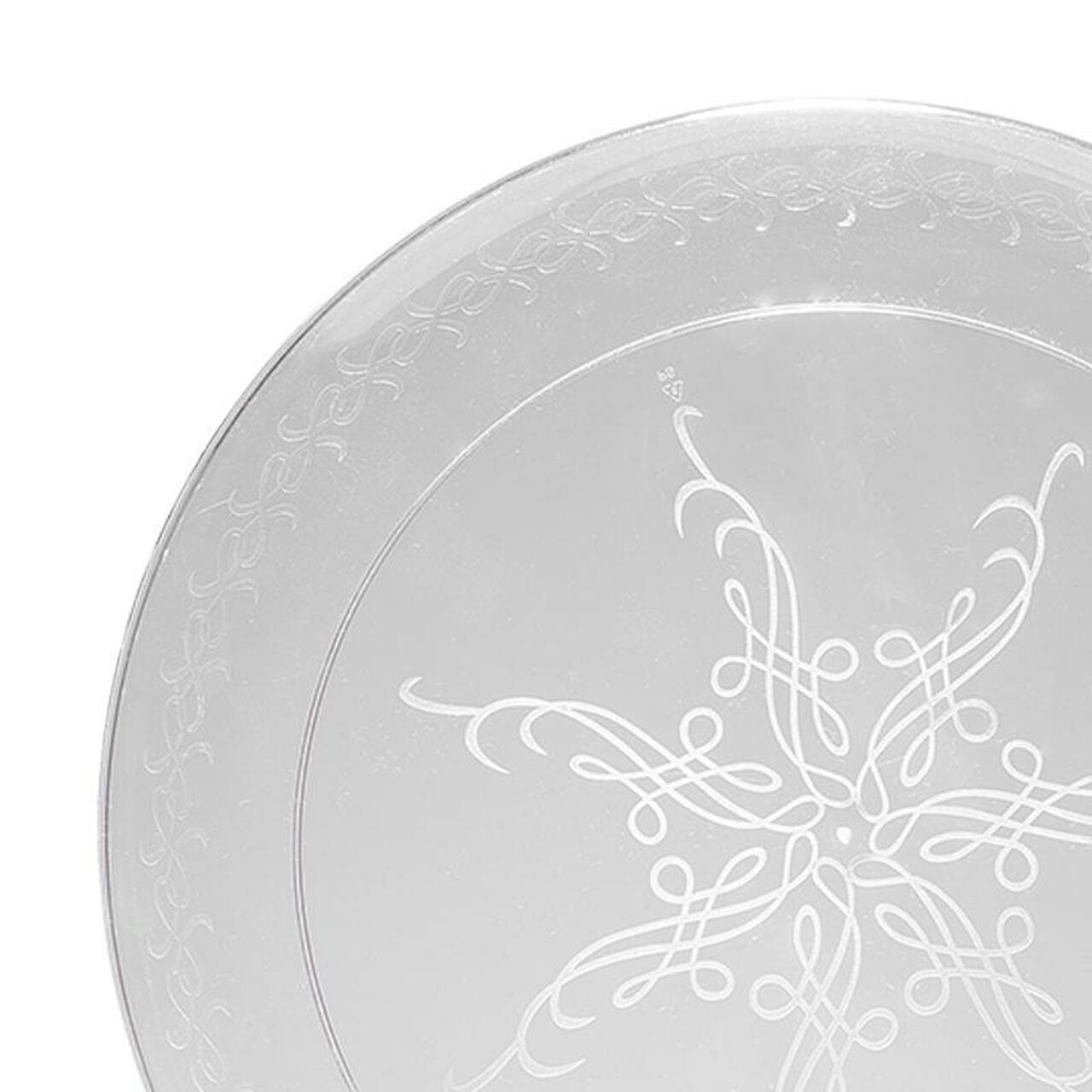 10" Clear Stellar Collection dinner Plate (20 Count) - Set With Style