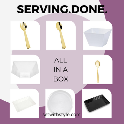 FULL SERVING BOX - Set With Style