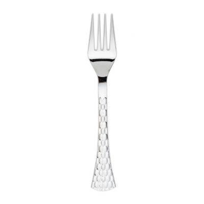 Glamour Collection - Hammered Silver Fork 20 Ct. - Set With Style