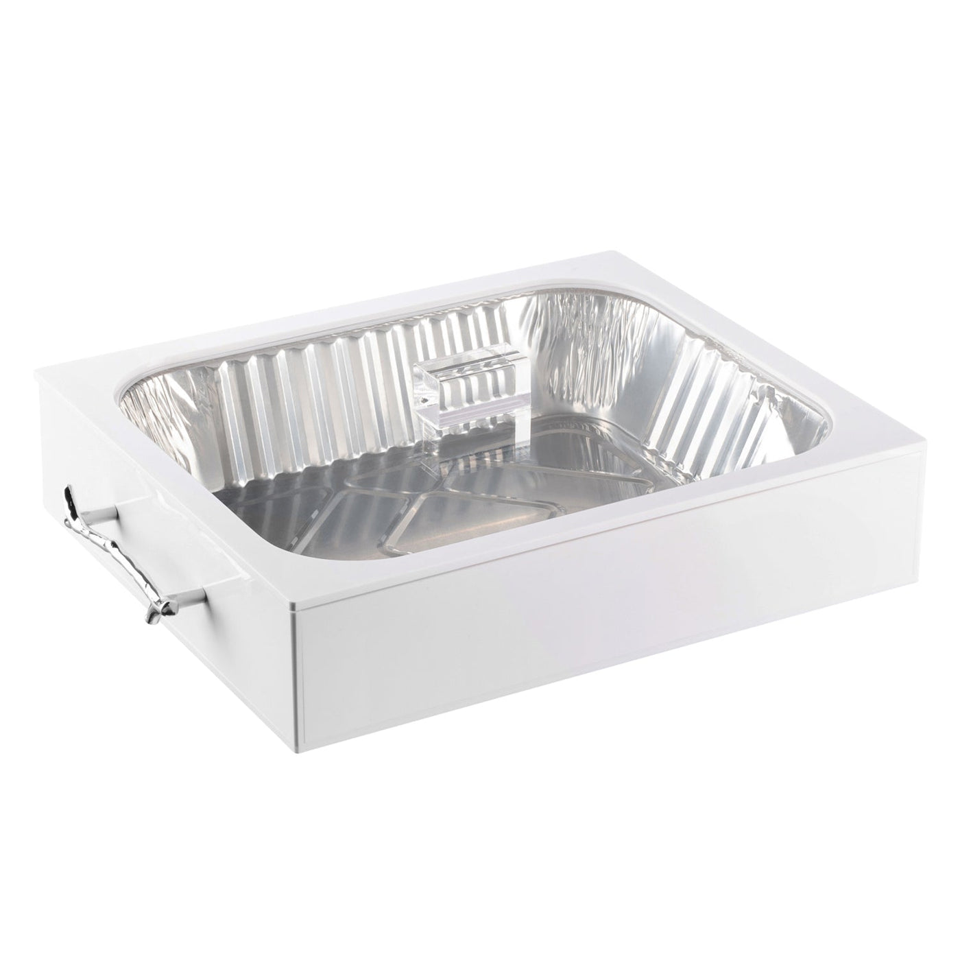 8x8 Silver and White Pan Holder – pompomz
