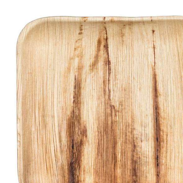 10" Square Palm Leaf Dinner Plates (25 Count)