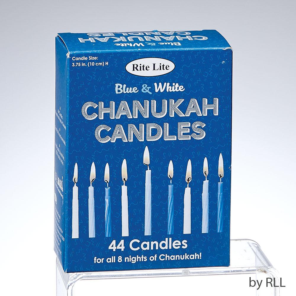 Chanukah Candles Blue and White - Set With Style