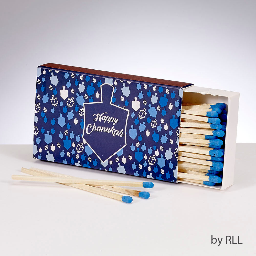 Chanukah Matches in Rectangular Gift Box - Set With Style