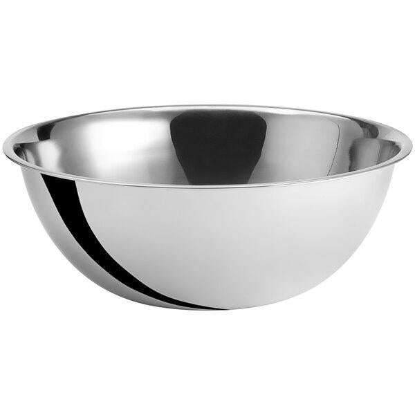 Choice 16 Qt. Heavy Weight Stainless Steel Mixing Bowl  Steel mixing bowls,  Stainless steel mixing bowls, Mixing bowl