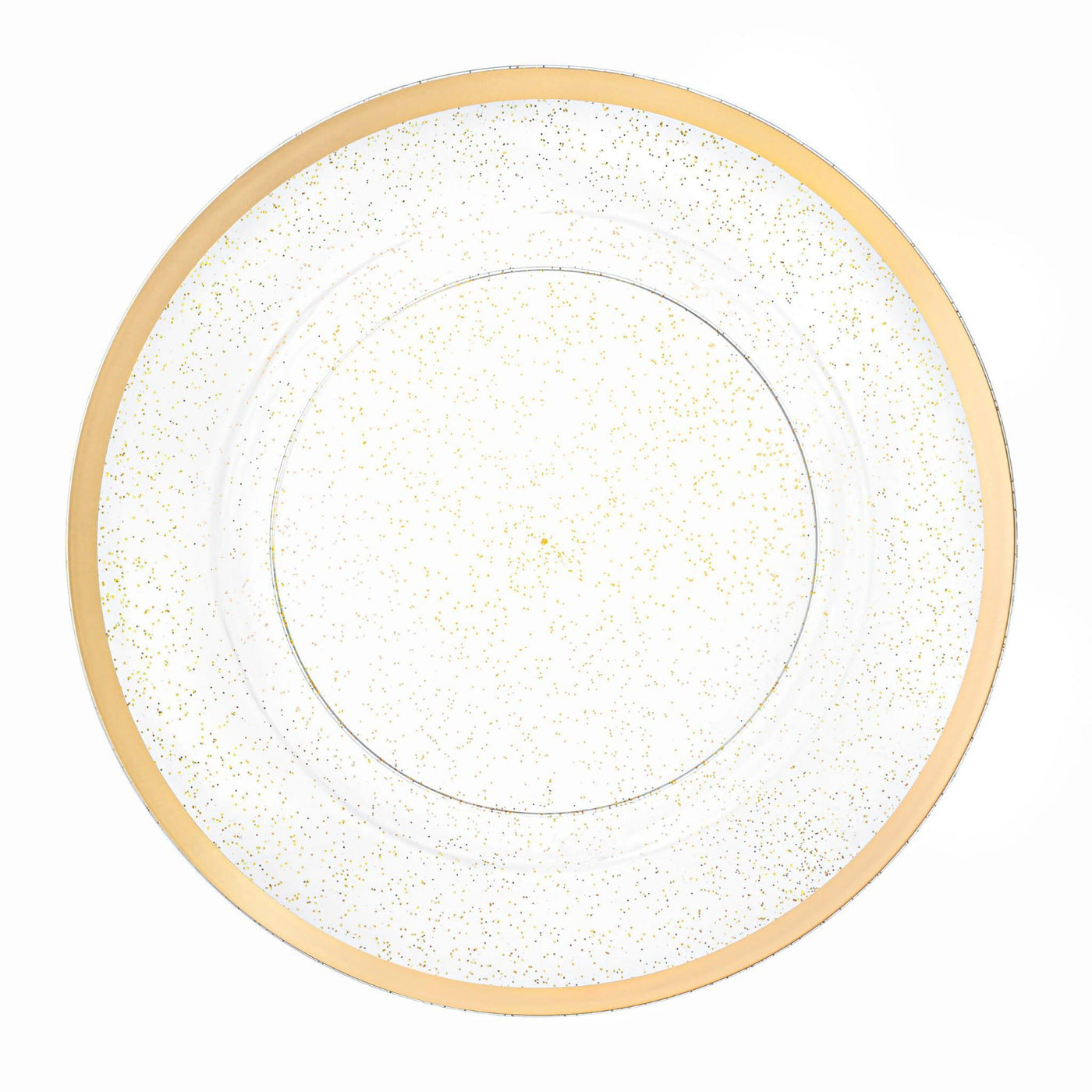 Charger Plates - Glitter Gold/ Gold (4 count) - Set With Style