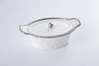 Pampa Bay Salerno Oval Covered Casserole Dish - Set With Style