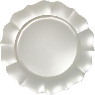 Scallop Collection Pearl Salad Plate (10ct) - Set With Style