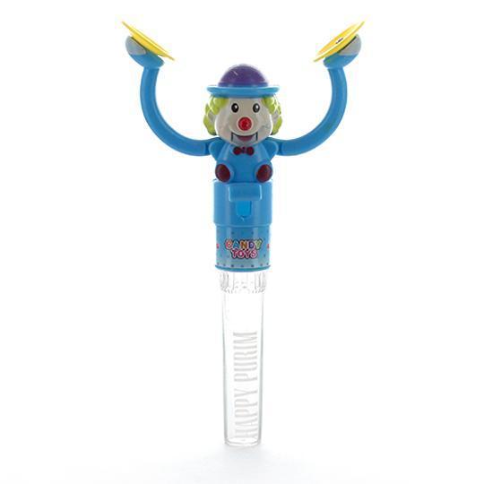 Purim Clown Cymabals Noise Maker (Candy  Filler) - Set With Style