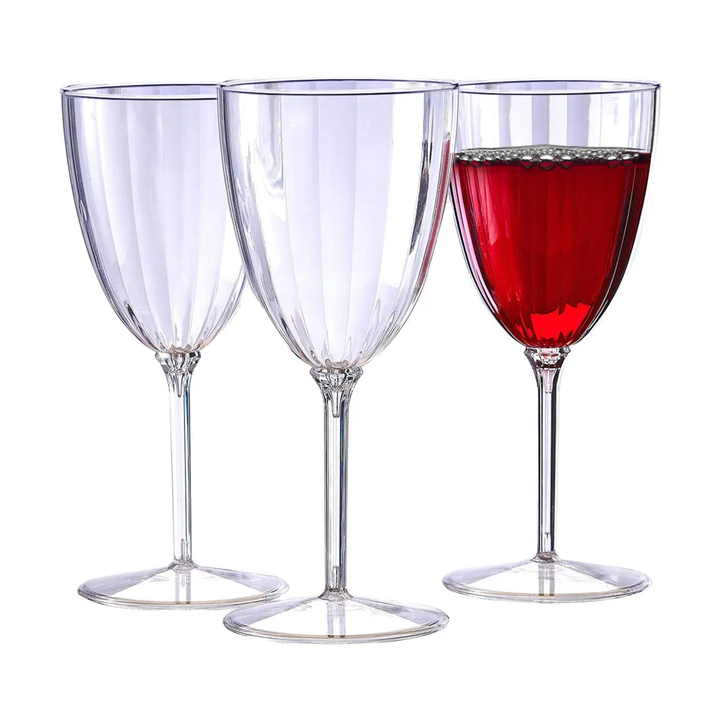 Clear Stemmed Wine Glasses (6ct) - Set With Style