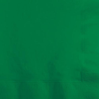 Emerald Green Beverage Napkin - 50 count - Set With Style