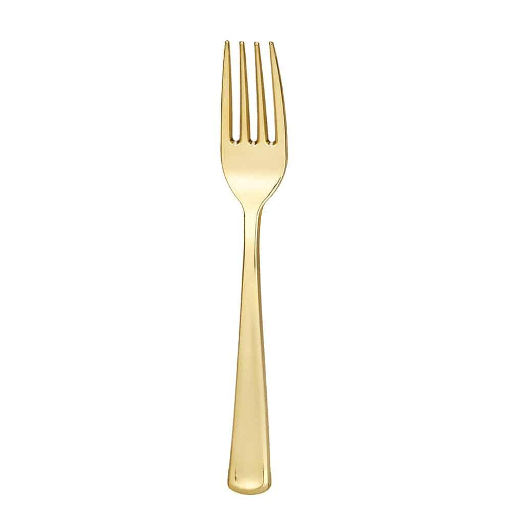 Gold Forks, Heavyweight (24 Count) - Set With Style