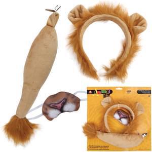 Animal Lion Kit - Ears, Tails, Nose (1 Count) - Set With Style
