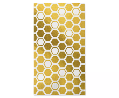 Foiled Honeycomb Napkin - Set With Style