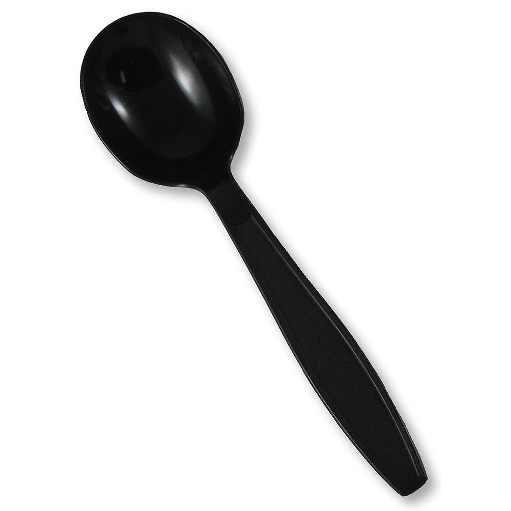 Black Soup Spoons - Set With Style